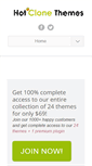 Mobile Screenshot of hotclonethemes.com